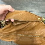 Linea Pelle Women’s Brown Leather Satchel Bag Purse Photo 6