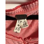We The Free Free People Shirt Womens Size XS Light Red  Kai Thermal Henley Boho Photo 1