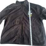 Disney  Jacket Womens 2XL Embroidered Minnie Mouse Full Zip Black Fleece Pocket Photo 1
