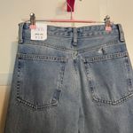 ZARA NWT  Mid Rise Full Length Wide Leg Jeans Light Wash Womens Size US 0 EUR 32 Photo 4