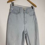 Madewell  The Momjean Harman Wash Raw-Hem Edition Jeans Size 25 Style MC583 Photo 7