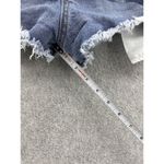 PINK - Victoria's Secret  Women's Blue Denim Shorts Shorties 6 Cotton Distressed Photo 7