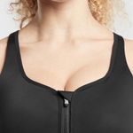 Athleta  Advance Zip Front Bra Size 36D Black  NWT Photo 3