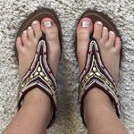 BCBGMAXAZRIA Beaded Sandals Photo 0