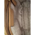 Michael Kors  Hamilton Traveler Tan Blk & White Leather Messenger Crossbody Purse Photo 11