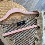 Storia  distressed paisley‎ print v neck sweater Women’s Size M Photo 5