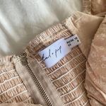 Petal and Pup Blush Bell Sleeve Front Tie Crop Top Photo 5