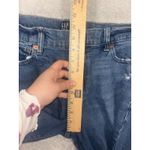 Gap  Jeans Women's Blue 6/28 Distressed Regular Girlfriend Mid Rise Wash Denim Photo 6