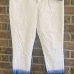 Crown & Ivy  White Denim Ombre High-Rise Jeans Photo 0