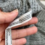Free People  Tshirt thermal waffle knit crop womens Gray (small) casual Photo 5