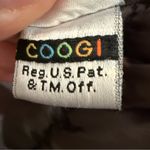 COOGI Vintage Long Puffer Coat Cinch Waist Women’s 2X Brown/Gold Large Back Logo Photo 9