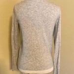 Ann Taylor Loft Petite Gray Beaded Rhinestone Button Up Cardigan Sweater Size SP Photo 2