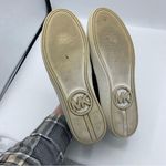 Michael Kors  Leo Embellished Studded Black Leather Slip On Sneakers size 9.5 Photo 4