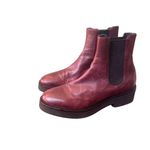 No. 6 Store Leather Ankle Chelsea Boots in Burgundy 10 women’s Red Photo 1