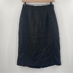 Max Mara Skirt Size 8 Linen Vintage Designer Luxury Pencil High Waisted Italy Photo 1