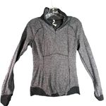 Lululemon  Athletic Sweater Womens  10 1/4 Zip Mock Neck Hidded Zipper Photo 0