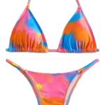 Boutique Vibrant, Multi-Colored, Tie-Dye, Bikini Set Photo 2