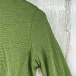 Horny Toad  Athletic Pullover Womens Small Green 1/4 Zip Floral Side Zip Pocket Photo 5