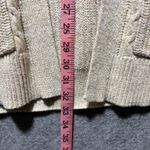 st. john's bay Cardigan Sweater Open Front Cable Knit Pockets Long Sleeve Size M Photo 2