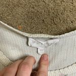 Sage + Stone Juniors XS Floral Waffle Knit Cropped Short Sleeve Top White Photo 5