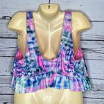 Decree  NWT Size 3X Tie Dye Print Bathing Suit Swim Bikini Top Photo 4