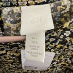 H&M NWT  Black Yellow floral
Voluminous Balloon Sleeve A Line Dress. Photo 9
