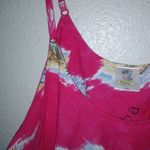 Rima XXL Sleeveless Fishing Island Scene Tunic Top Dress Plus Pink Photo 7