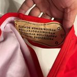 Ruched High Cut Tummy Control Red Swimsuit Red Size Medium NWT #6433 Photo 3