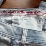 EV1 Jeans Alex Relax Vintage 10 Tie Dye Blue White Denim Stretch Distressed Boho Photo 8