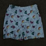 butterfly stretchy high waisted shorts Photo 0