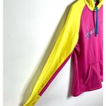 Nike ‎ Therma-Fit Women's Pink/Yellow Long Sleeve Athletic Hoodie ~M~ 454992-692 Photo 6