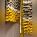 Anthropologie  Eliza Crochet Longline Duster Color Block Cardigan rainbow Photo 6