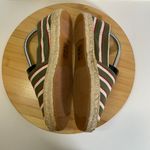 Soludos  Women 8 Green White Red Stripe The Original Espadrille Slip On Flat Photo 6
