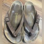 Birkenstock  Tan Footbed Sandals Photo 1