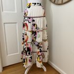 ZARA Tiered Ruffled Colorful Artsy Resort Travel Floral Maxi Peasant Skirt XS Photo 2