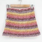 Saylor NEW Matching Set Ronnie Crochet Top and Mini Skirt Two Piece Women's XS Photo 7