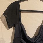 NWT ASOS Black Mesh Bikini One Piece Size 16 Photo 4