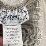 Carmen Gray Snake Print Zip Crop Top Small White Photo 4