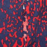 ASOS  Red & Blue Abstract Print Boat Neck Short Sleeve Shift Casual Work Dress 10 Photo 4