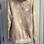Pink Floyd Blush Pink Bleached Hoodie with Strings and Kangaroo Pocket- Large Photo 11