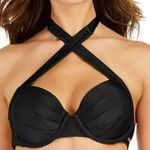 Calvin Klein Blue Convertible Strap Underwire Contour Bikini Bathing Suit Top L Photo 4