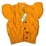Vigoss Flutter Short Sleeve
Cardigan in Mango, Size Medium New with Tag MSRP $88 Photo 6