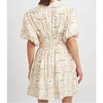 En Saison Callie Mini Dress Floral Puff Sleeve Babydoll Cottagecore Feminine White Photo 12