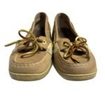 Sperry Top Sliders Brown with Gold accents 7.5M Photo 1