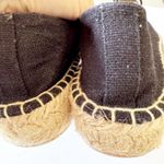 Soludos Black Canvas Espadrille Party Champagne Embroidered Size 9 Wedding Toast Photo 11