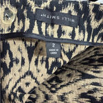 Willi Smith  Black and Tan Geometric Pencil Skirt Photo 2