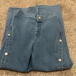 Rainbow Sandals Women's Blue Jeans with Button Detail 28” Photo 3