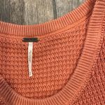 Free People Coral Off-the-Shoulder Sweater Photo 1