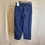 Free Assembly NAVY BLAZER Women's 100% Cotton Cargo Pants,Pockets,Casual|Size:M White Size M Photo 15