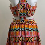 Lovers + Friends Geometric Print Cut Out Dress Photo 3